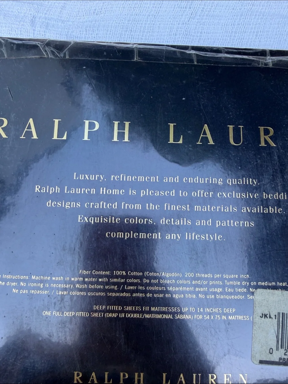 New Ralph Lauren Aragon Neutral Guinevere Leopard Fitted Sheet - FULL